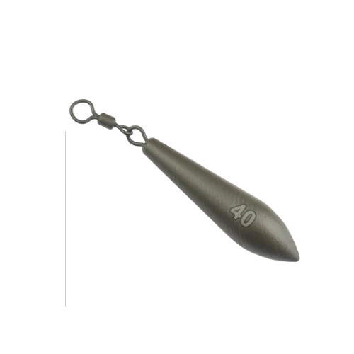 Karpfenblei Kugel Mattgrau (10 Stück pro Packung)