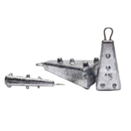 Karpfengewicht Mattgrau (15 Stück pro Packung)