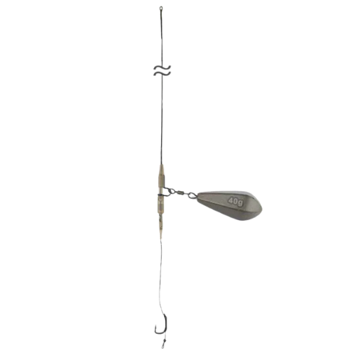 Boilie-Karpfenmontage mit Leadcore & Horizon-Blei Transparent (5 Stück pro Packung)