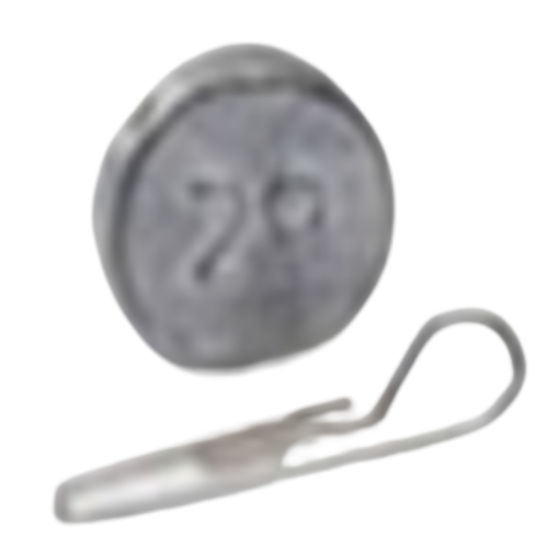 Gewicht „Exzenter“ Mattgrau (20 Stück pro Packung)