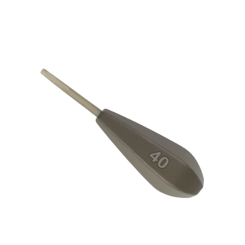 Karpfenblei Horizon - Inline Mattgrau (10 Stück pro Packung)