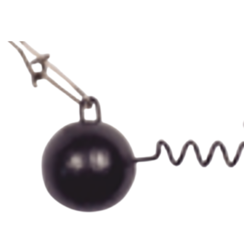 Gewicht Spirale Schwarz (25 Stück pro Packung)